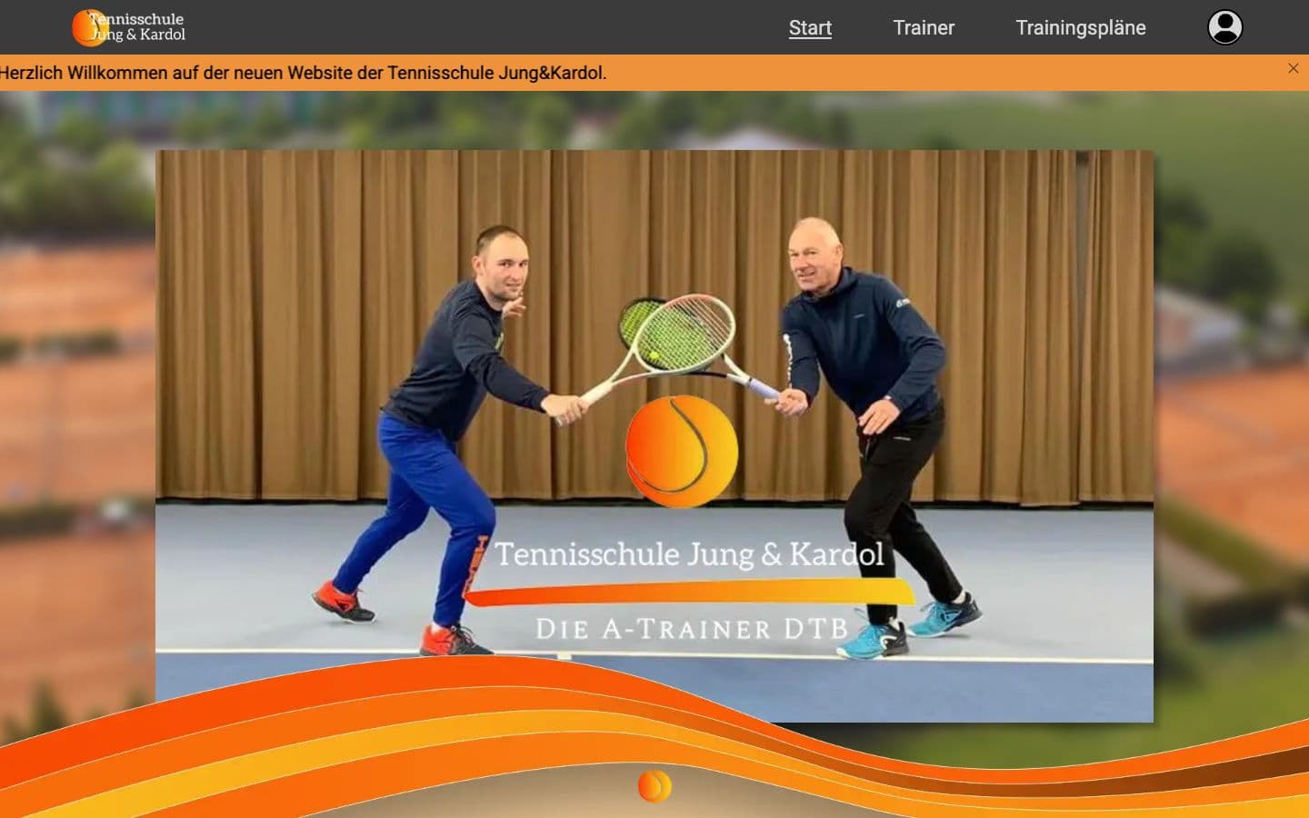 Screenshot Tennisschule Jung&Kardol